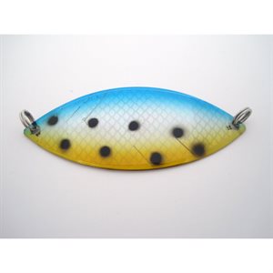 Lake Wobbler 2,5" Spoon Gold / Silver / Blue Bulk