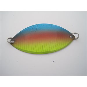 Lake Wobbler 2.5" Spoon Blue / Orange copper / Gold / Yellow bulk