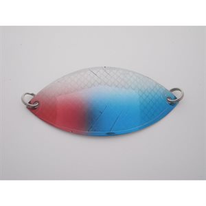 Lake Wobbler 2.5" Spoon Blue / red / silver bulk