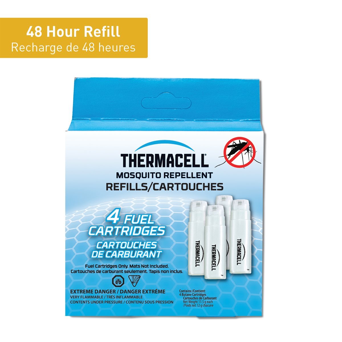 THERMACELL Fuel Cartridge Refills 4 Pack
