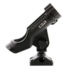 SCOTTY Powerlock Rod Holder, Black, w / 0241 Side / Deck Mount