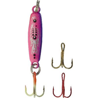 HT Jig A Whopper Lazer Rocker Minnow -1 / 4 Oz. Purple Pink Gl HT Jig A Whopper Lazer Rocker Minnow -1 / 4 Oz. Purple Pink Gl
