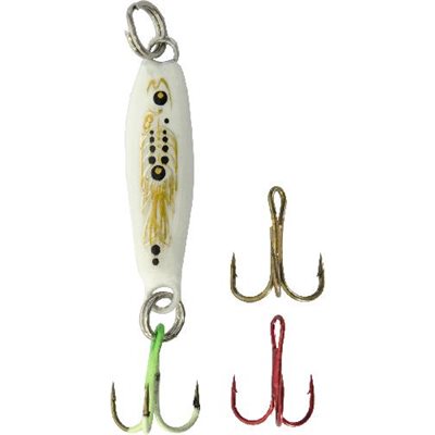 HT Jig A Whopper Lazer Rocker Minnow -1 / 4 Oz. White Glow 1 / P HT Jig A Whopper Lazer Rocker Minnow -1 / 4 Oz. White Glow 1 / P
