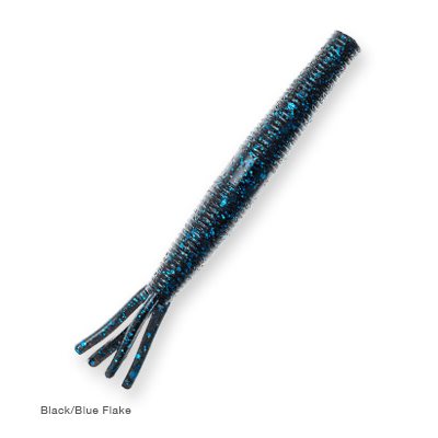 ZMAN Hula Stickz 4" Black / Blue Flake 6 / Pack