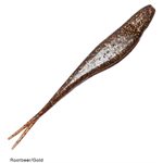 ZMAN Scented Jerk Shadz 5" Rootbeer Gold 5 / Pack