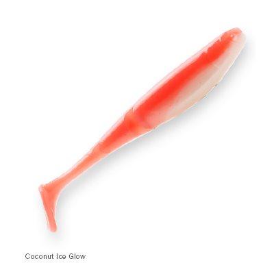 ZMAN Scented Paddlerz 5" Coconut Ice Glow 5 / Pack