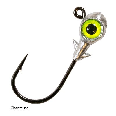 ZMAN Trout Eye Finesse Jigheads 1 / 8 Oz Chartreuse 3 / Pack ZMAN Trout Eye Finesse Jigheads 1 / 8 Oz Chartreuse 3 / Pack