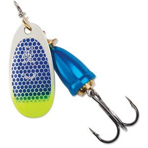 BLUE FOX Classic Vibrax 04 UV 3 / 8 Blue Scale Chartreuse Tip