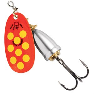 BLUE FOX Classic Vibrax 04 UV 3 / 8 Fluo. Red / Fluo. Yellow / Silver