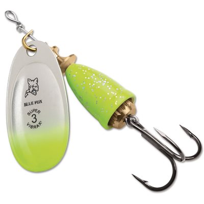 BLUE FOX Classic Vibrax 05 7 / 16 Chartreuse Green Candyback