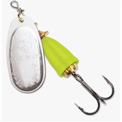 BLUE FOX Classic Vibrax 06 Painted 5 / 8 Silver / Fluo. Ye