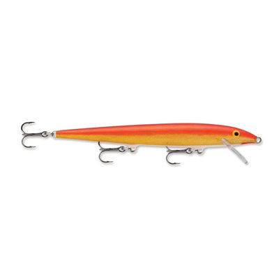 RAPALA Original Floating 13 Gold Fluorescent Red