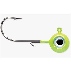 VMC Neon Moon Eye Jig 3 / 8 Glow Chartreuse