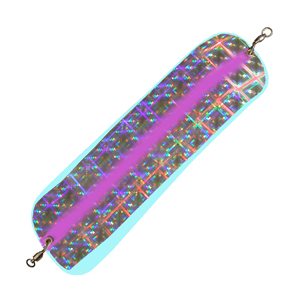 PROTROLL Prochip 11 Fin Flasher 11" Plaid W / Purp Strp On U