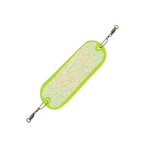 Prochip 4 Fin Flasher 4 Chartreuse Blade With Glow Tape W