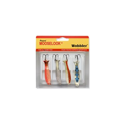 MOOSELOOK 4 Pack Junior Wobbler Kit Assorted MOOSELOOK 4 Pack Junior Wobbler Kit Assorted