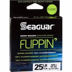 SEAGUAR 25 LB Flippin' Fluoro 100 Yards