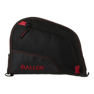 ALLEN Auto-Fit Handgun Case 9IN Black / Red